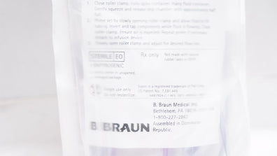 Braun 490553 IV Administration Set 120inch x 25mL (Approx.) 15Drops/mL(x)